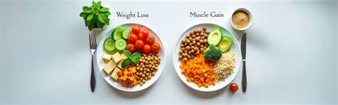 protein - weight loss vs muscle gain